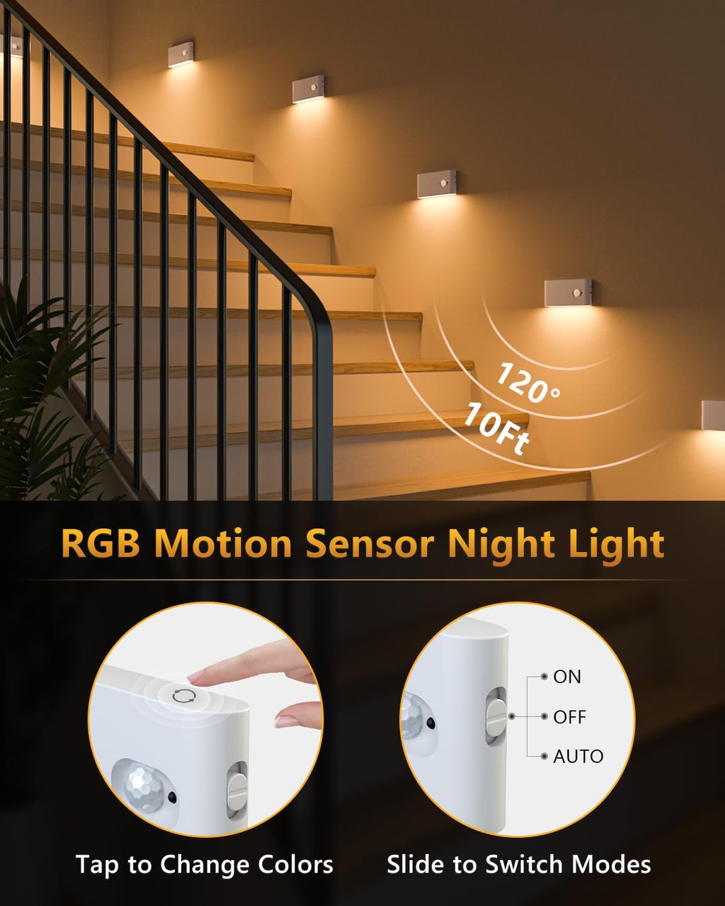 Magic Motion Sensor Stair Lights